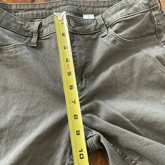 H&M skinny jeans pants size 8 blue and size 29 green (2 pair bundle) - Picture 4 of 16